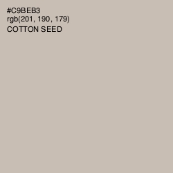 #C9BEB3 - Cotton Seed Color Image